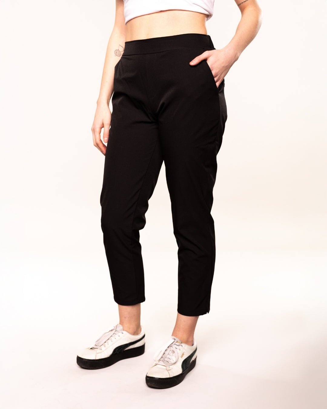 Slim Fit Comfort Pants Nero - Notorious